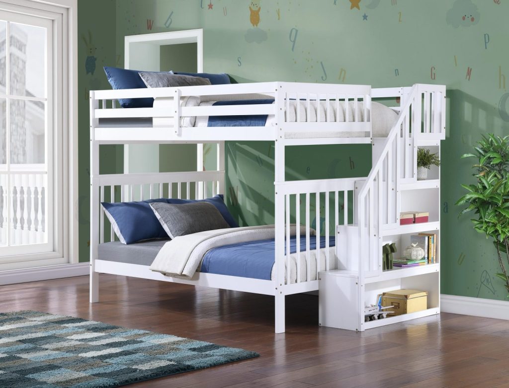Which Fits Your Style - White Bunk Beds or Wooden Ones?